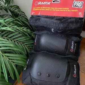 Razor Youth MultiSport Elbow Knee Pads and Wrist Guards Age 8+